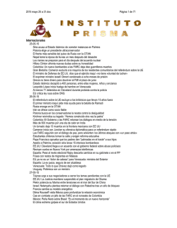 Internacionales - Prisma Bolivia