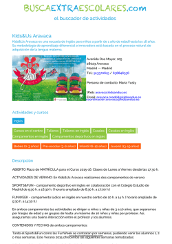 Descargar ficha en Pdf - el buscador de actividades