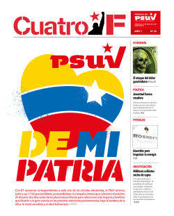 CUATRO F Nro.26 - Partido Socialista Unido de Venezuela
