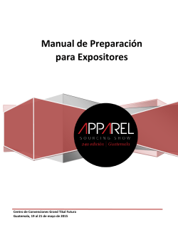 Manual de Preparación para Expositores