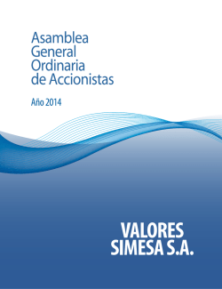 Informes de Fin de Ejercicio (19/03/2015)