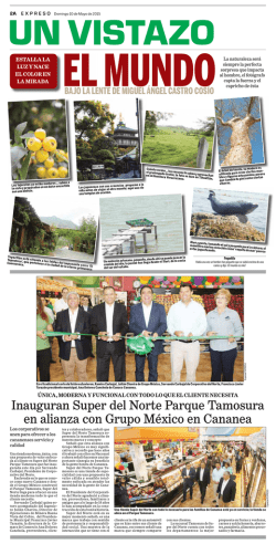 Inauguran Super del Norte Parque Tamosura en alianza con Grupo