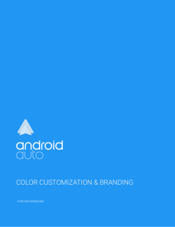 Color Customization & branding