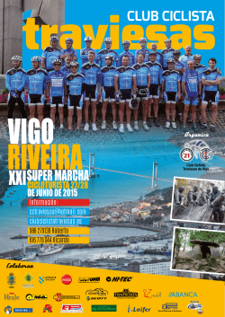 Supermarcha 2015. Revista - Club Ciclista Traviesas, Vigo