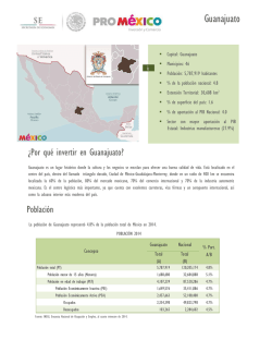 Guanajuato - Mapa de Inversi&oacute;n en M&eacute;xico