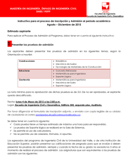 instructivo para el proceso de inscripci&oacute;n, periodo agosto