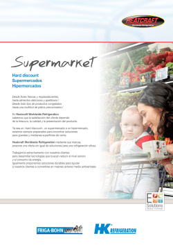 Supermarket - Heatcraft Worldwide Refrigeration