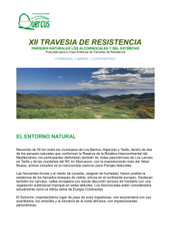 XII TRAVESIA INFO PDF - Federación Andaluza de Montañismo