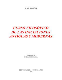INICIACIONES ANTIGUAS Y MODERNAS - jb news