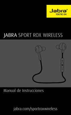 JABRA SPORT ROx wiReleSS