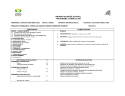 jardin - ANDINO BILINGUE SCHOOL