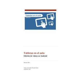 Edici&oacute;n de v&iacute;deos en Android