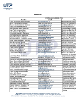 Docentes