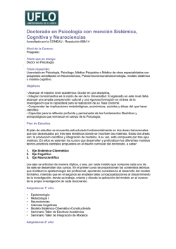 Doctorado en Psicolog&iacute;a