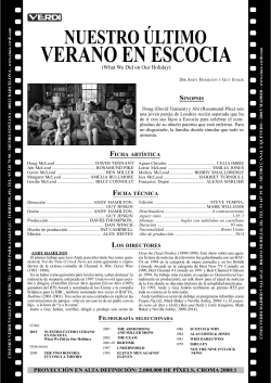 verano en escocia - Fitxes Cinemes Verdi Barcelona