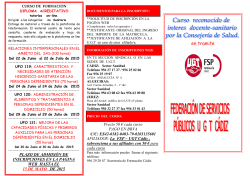 cursos sas on-line 2015 - Formación en FSP UGT Cádiz