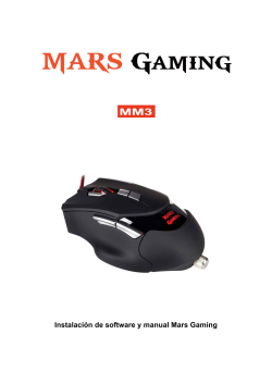 Instalación de software y manual Mars Gaming