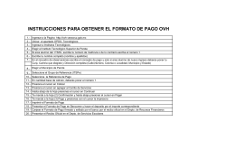 instrucciones para obtener el formato de pago ovh