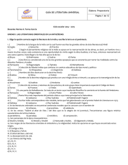 GU&Iacute;A DE LITERATURA UNIVERSAL