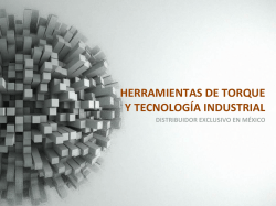herramientas de torque y tecnolog&iacute;a industrial
