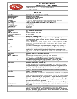 hoja de seguridad msds (safety data sheet)