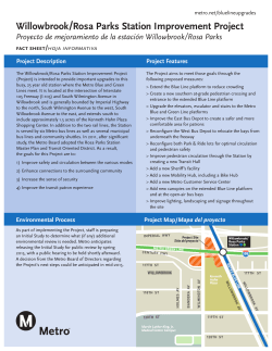 Willowbrook/Rosa Parks Station Improvement Project