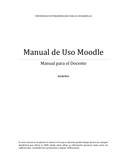 Manual de Uso Moodle - Mi Materia en Línea