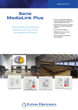 Extron - Serie MediaLink Plus