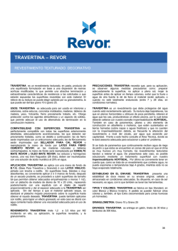 Ficha Travertina Std.