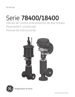Serie 78400/18400 - GE Measurement & Control