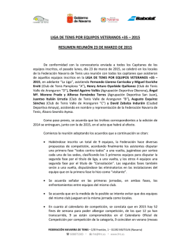 resumen reuni&oacute;n - Federaci&oacute;n Navarra de Tenis