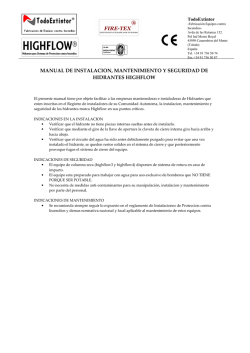 MANUAL DE INSTALACION, MANTENIMIENTO Y