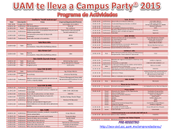 La UAM Azcapotzalco te lleva a Campus Party 2015