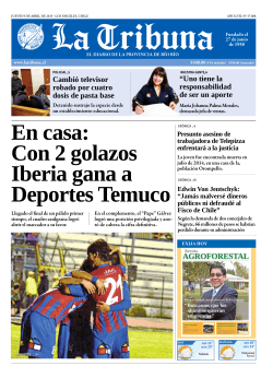 En casa: Con 2 golazos Iberia gana a Deportes Temuco