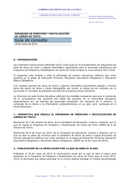 Gu&iacute;a de Consulta - Educastur Hospedaje Web