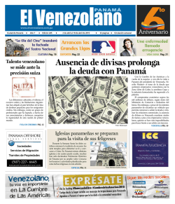 Edici&oacute;n 245 - El Venezolano de Panam&aacute;