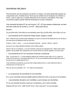 Isometrias del plano