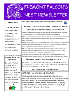 April 2015 - Mesa Public Schools