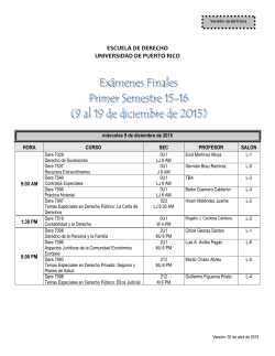 Examenes 1er Sem. 2015-16 - Escuela de Derecho