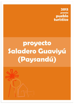 Guaviyú - Premio Pueblo Turístico