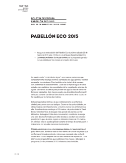 Inauguraci&oacute;n Pabell&oacute;n Eco 2015 - El Eco