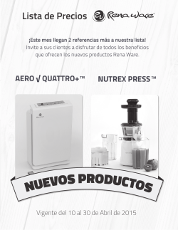 Lista de Precios - Rena Ware Colombia
