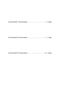 Gu&iacute;a de Estudio 1&ordm; De Secundaria