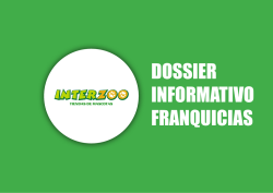 DOSSIER INFORMATIVO FRANQUICIAS