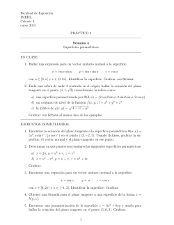 Facultad de Ingeniería. IMERL. Cálculo 3. curso 2015 PRÁCTICO 3