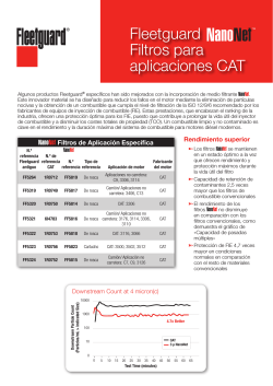 Fleetguard Filtros para aplicaciones CAT