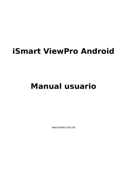 iSmart ViewPro Android Manual usuario