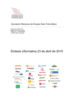 Informe mensual
