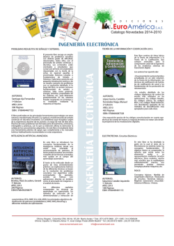 INGENIER&Iacute;A ELECTR&Oacute;NICA - Ediciones Euroamerica