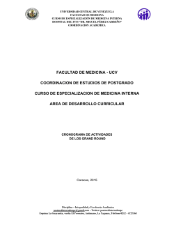 grand round 2015 - Postgrado